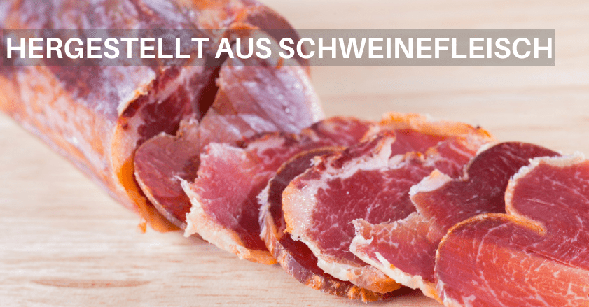 KAUFEN SIE HERGESTELLT AUS SCHWEINEFLEISCH